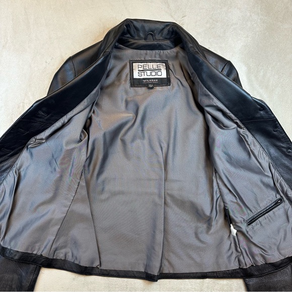 Vintage Pelle Studio Wilsons Leather Jacket ~ x-small - Picture 2 of 10